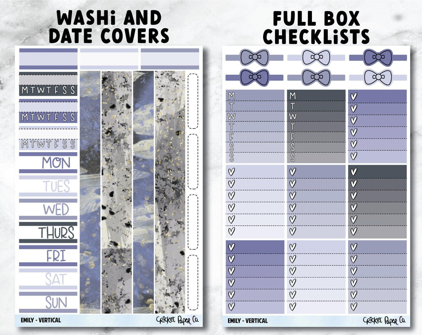 EMILY Planner Stickers - Full Kit-Cricket Paper Co.