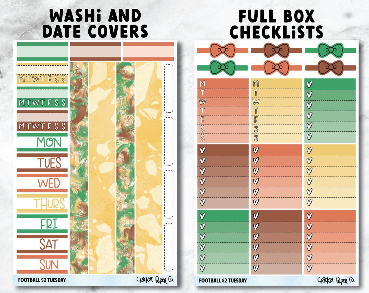 FOOTBALL Planner Stickers - Full Kit-Cricket Paper Co.