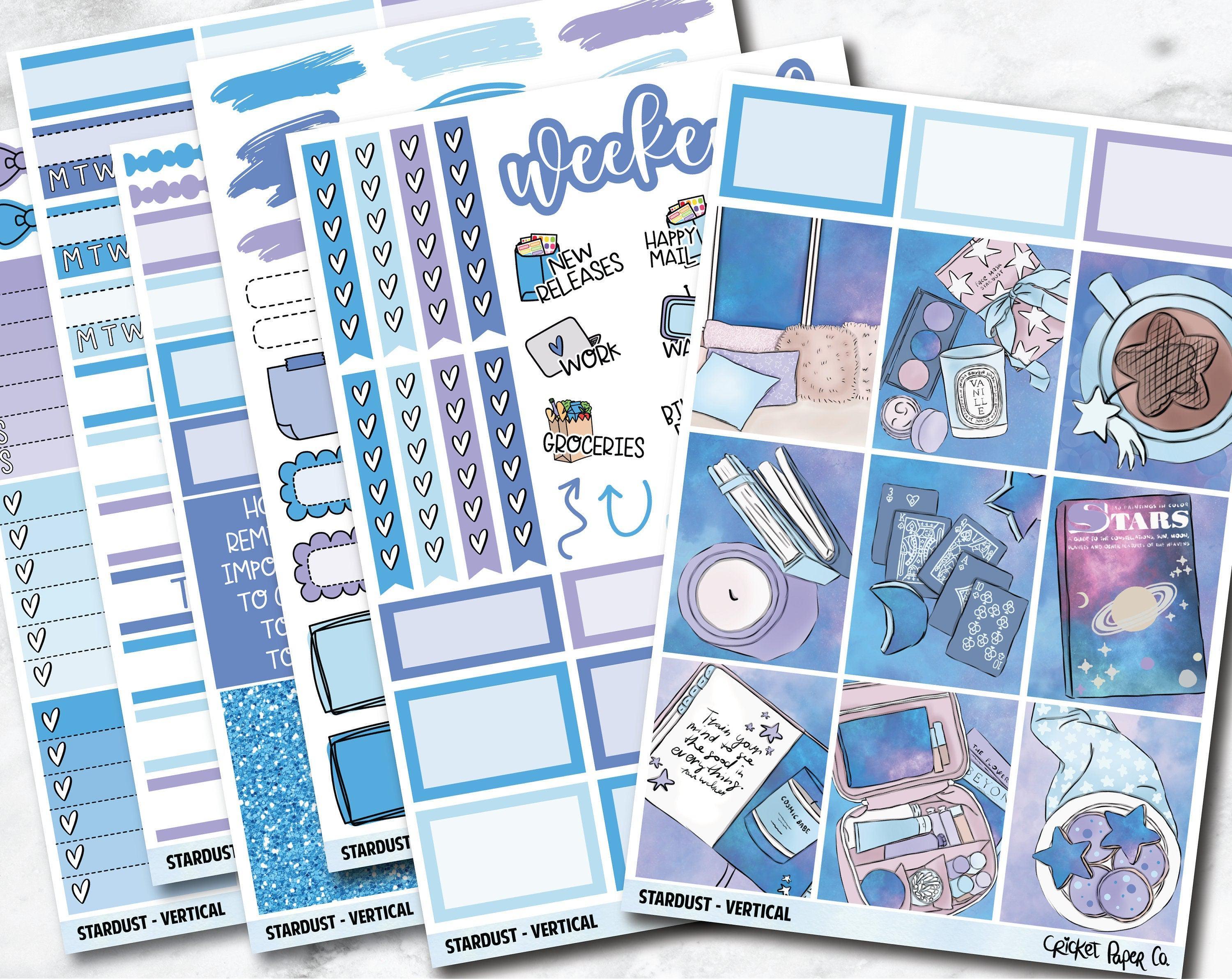 FULL KIT Planner Stickers - Stardust – Cricket Paper Co.