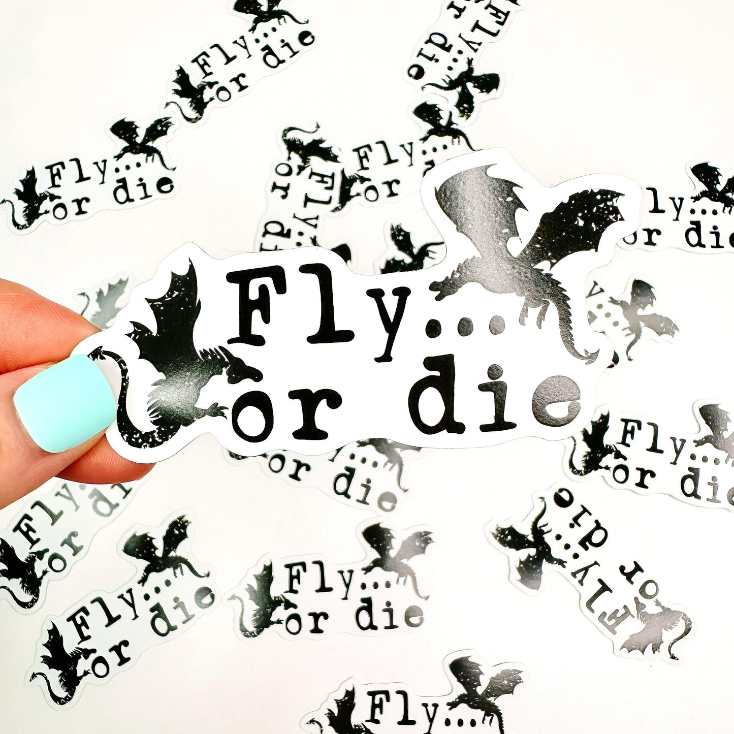 Fly...or die - Officially Licensed Fourth Wing Vinyl Sticker-Cricket Paper Co.