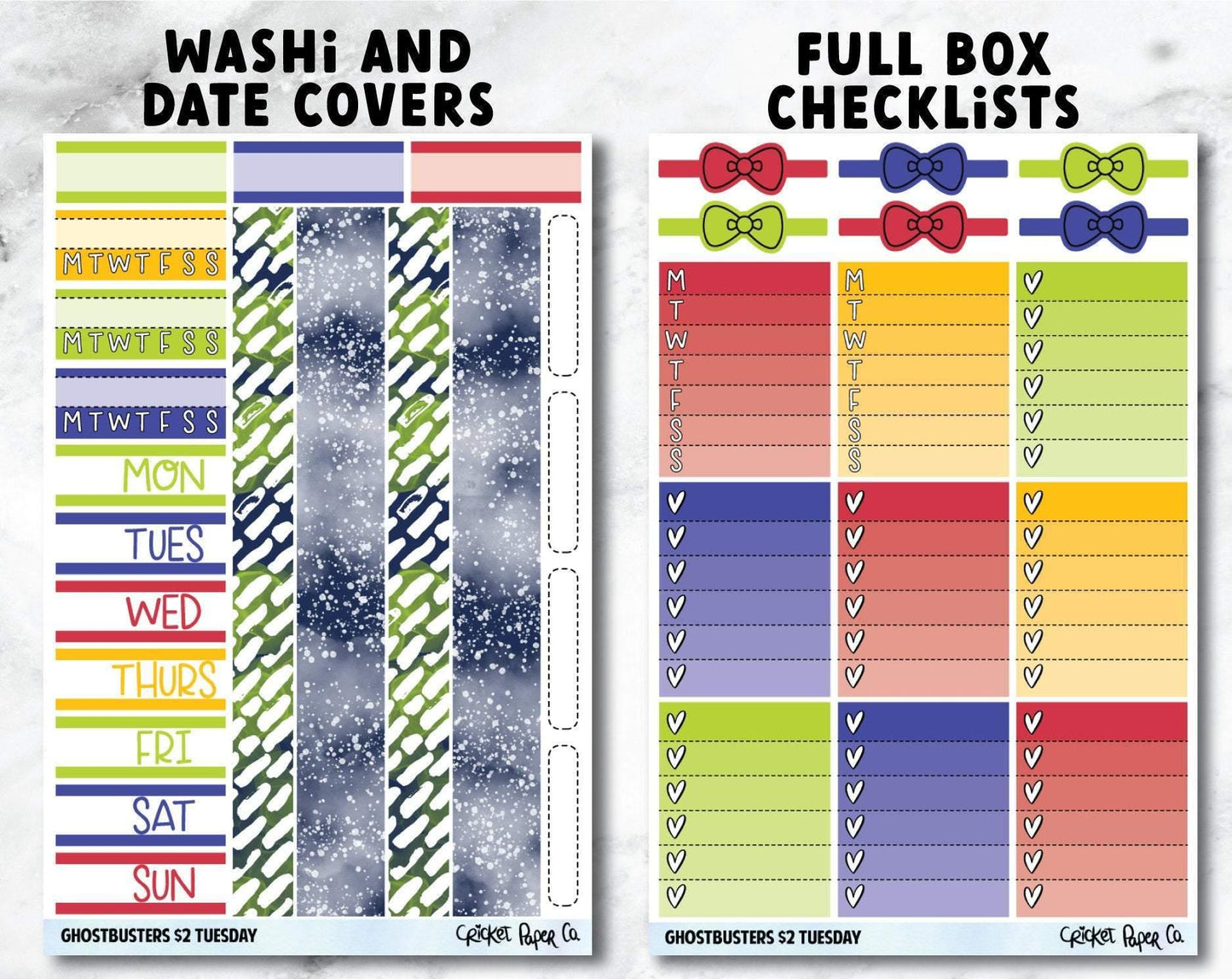 GHOSTBUSTERS Planner Stickers - Full Kit-Cricket Paper Co.