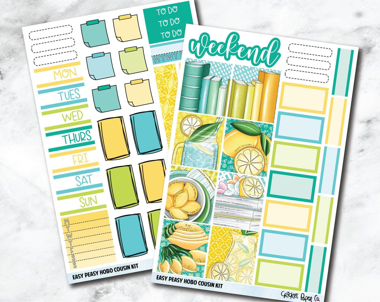 HOBONICHI COUSIN Planner Stickers Mini Kit - Easy Peasy-Cricket Paper Co.