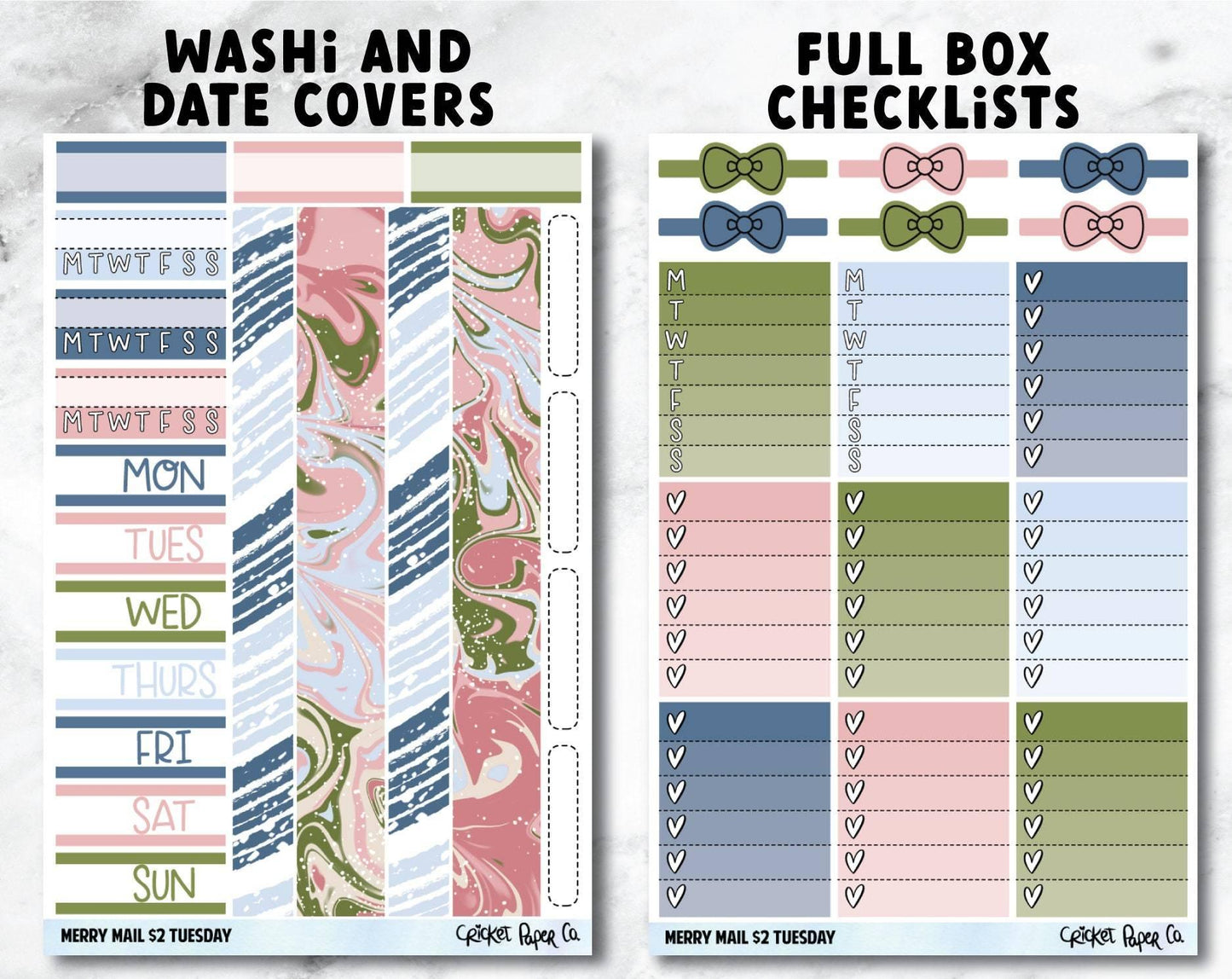MERRY MAIL Planner Stickers - Full Kit-Cricket Paper Co.