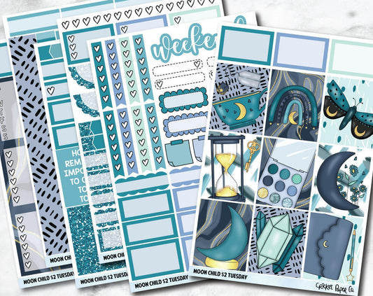 MOON CHILD Planner Stickers - Full Kit-Cricket Paper Co.