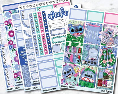 OHANA Planner Stickers - Full Kit-Cricket Paper Co.