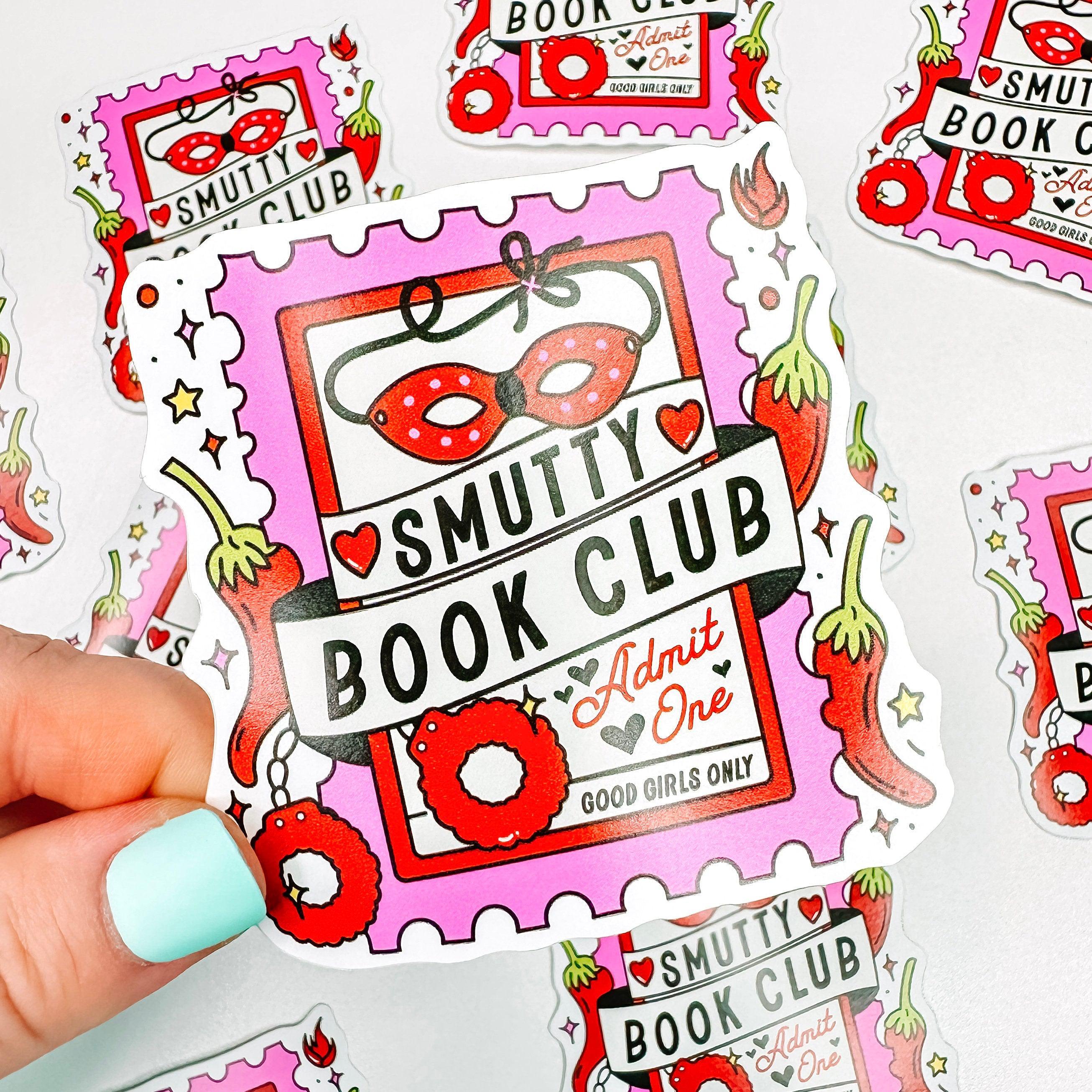 Smutty Book Club Ticket - Bookish Vinyl Sticker – Cricket Paper Co.