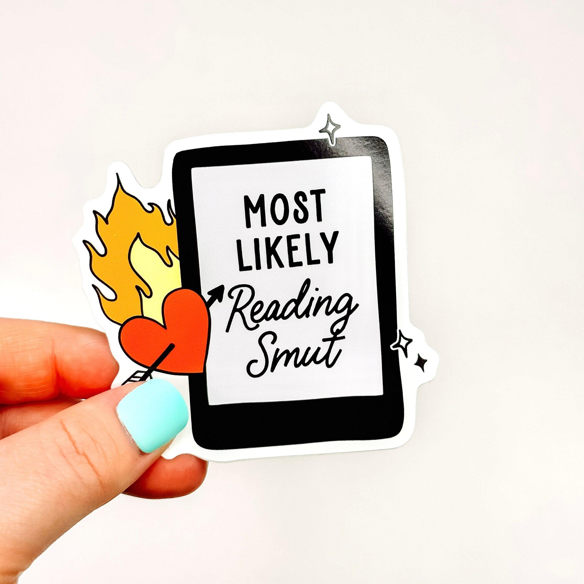 Smutty Kindle - Bookish Vinyl Sticker-Cricket Paper Co.