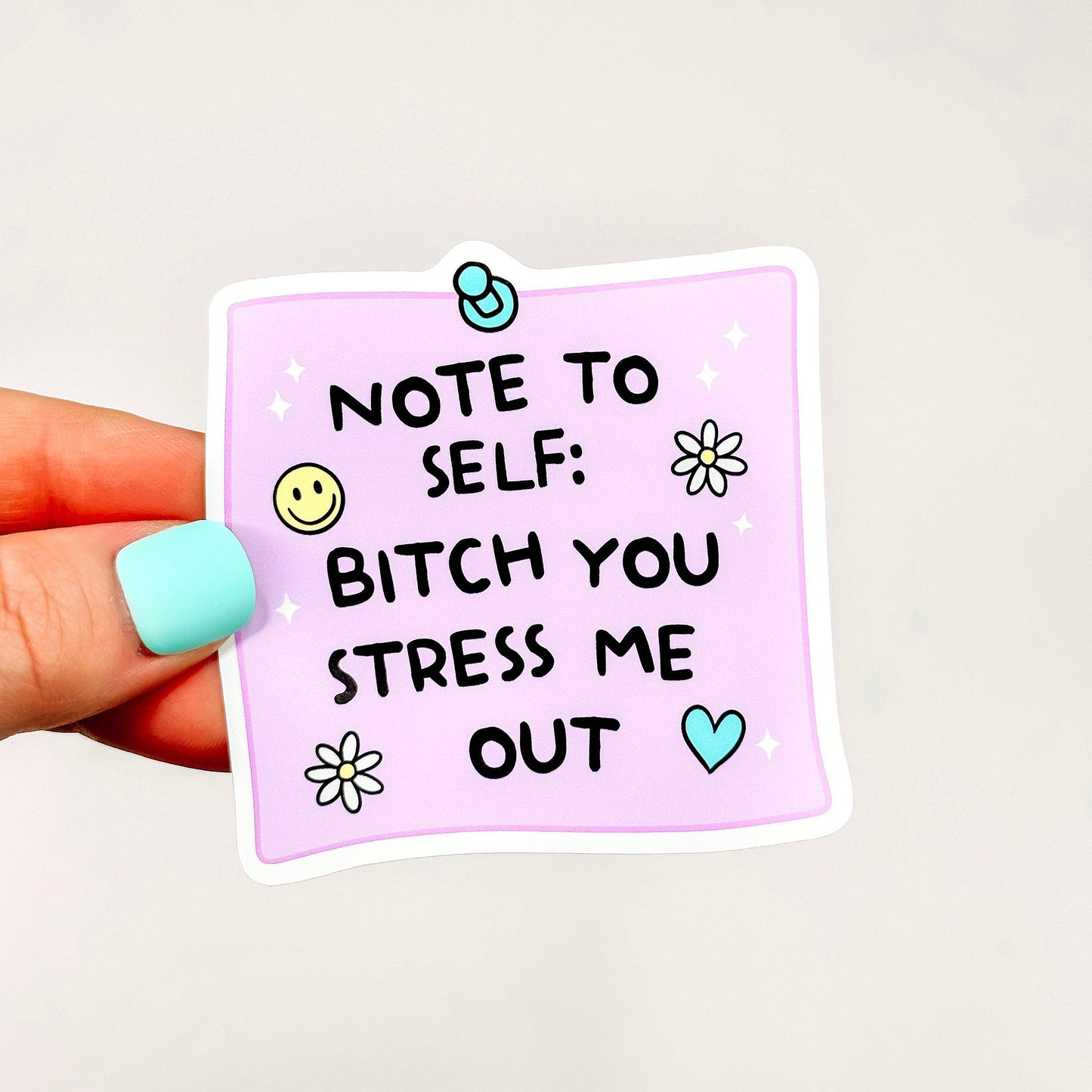 You Stress Me Out - Decorative Vinyl Sticker-Cricket Paper Co.