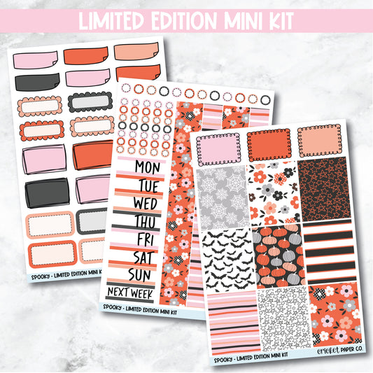 Planner Stickers Standard Mini Kit  - Spooky