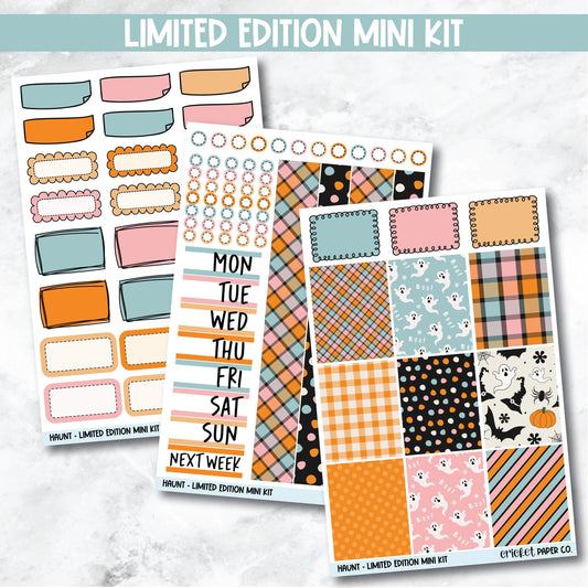 Planner Stickers Standard Mini Kit  - Haunt