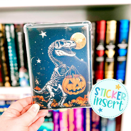Vinyl Insert for Kindle Case - Dino Skeleton