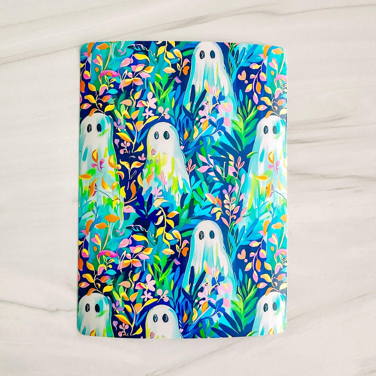 Vinyl Insert for Kindle Case - Preppy Colorful Ghosts