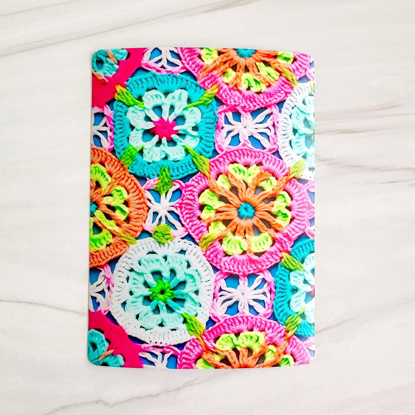 Vinyl Insert for Kindle Case - Colorful Crochet