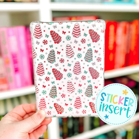 Vinyl Insert for Kindle Case - Christmas Cakes