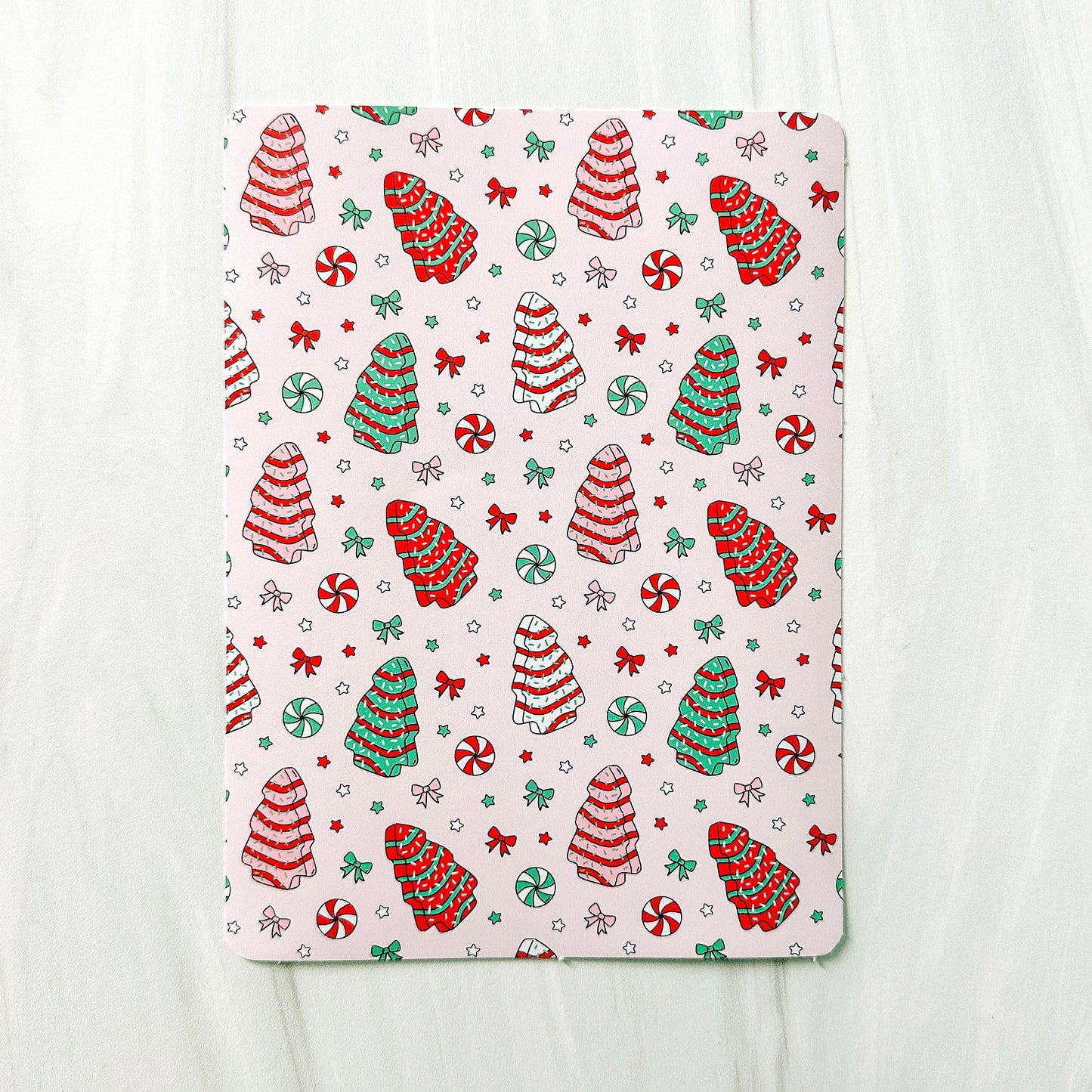 Vinyl Insert for Kindle Case - Christmas Cakes