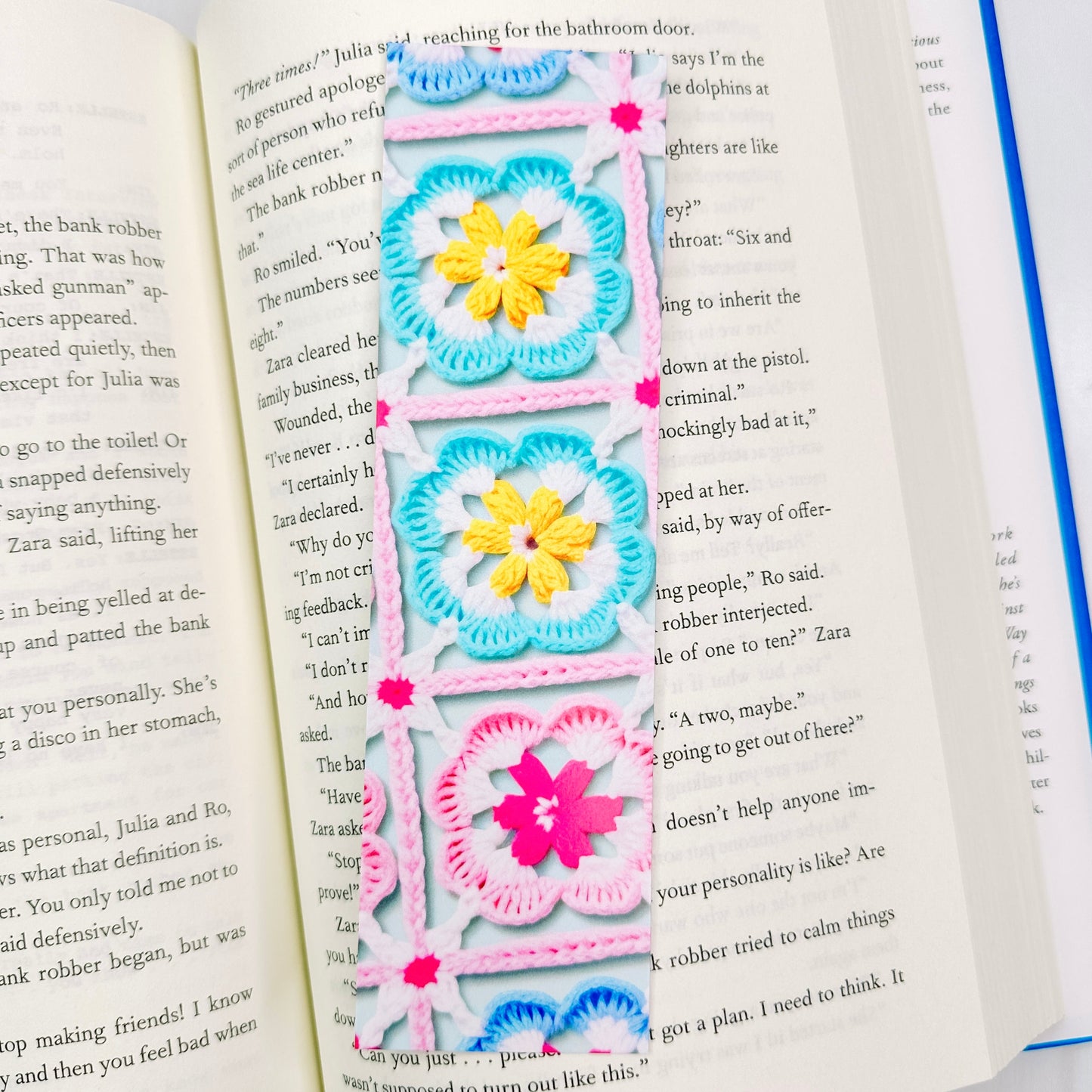 Premium Bookmark - Colorful Crochet