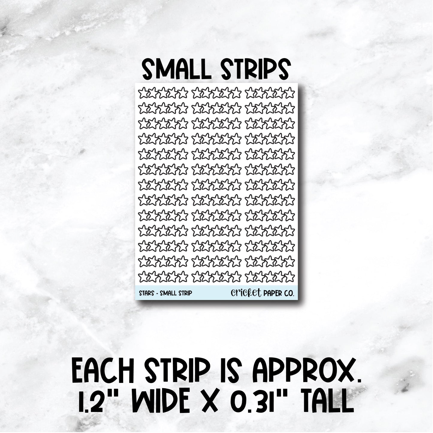 Rating Stars Reading Tracker Book Journal Stickers