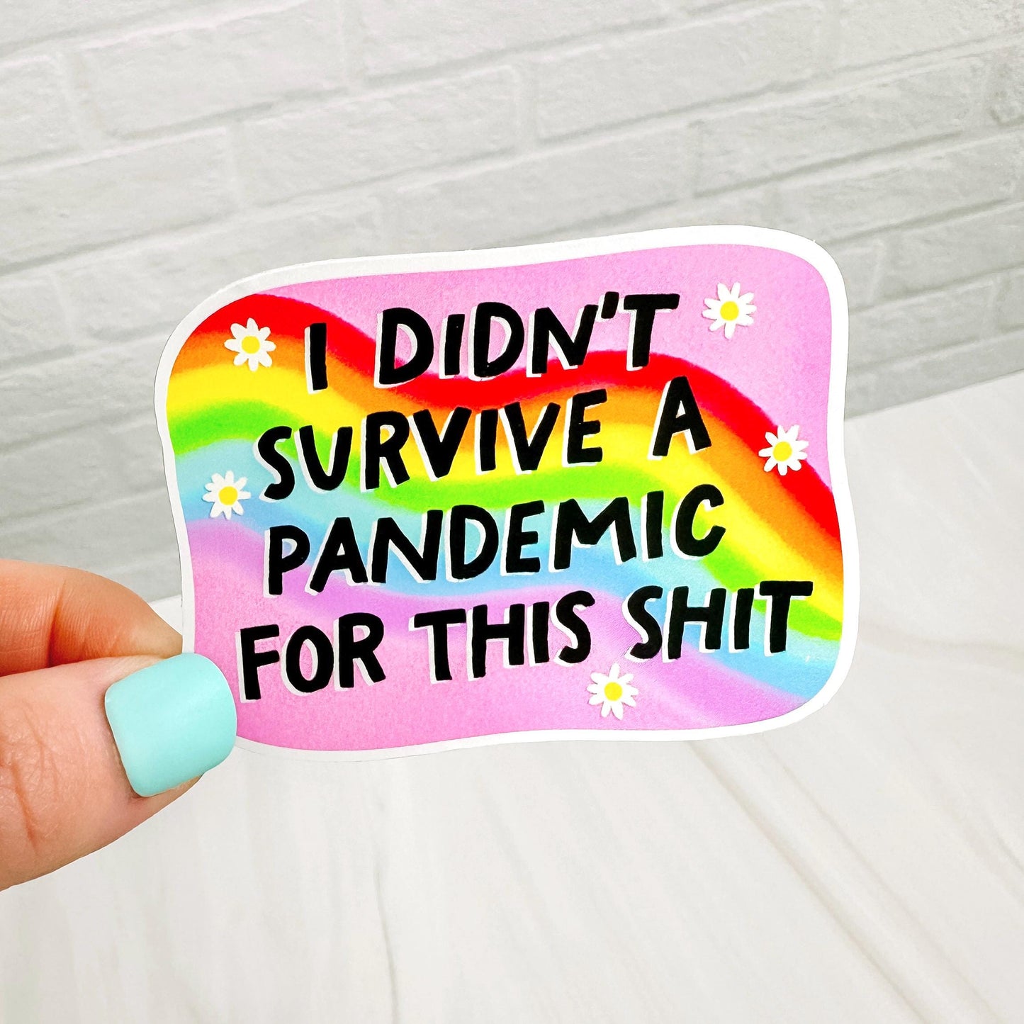 Didn't Survive For This - Decorative Vinyl Sticker DC38