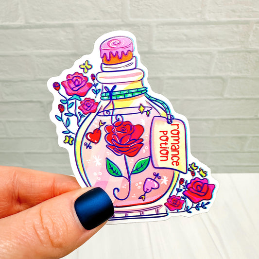 Romance Book Potion - Bookish Vinyl Sticker DC51