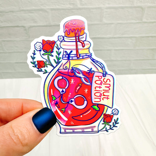 Spicy Book Potion - Bookish Vinyl Sticker DC52