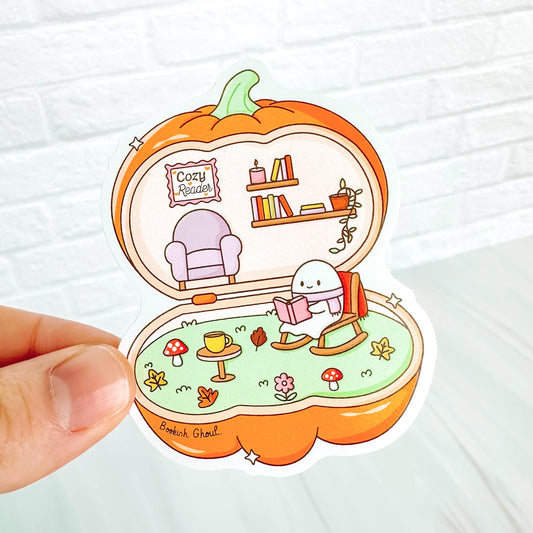 Pumpkin Pocket - Bookish Vinyl Sticker DC68