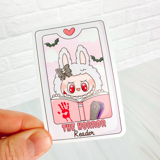 Horror Reader Monster - Bookish Vinyl Sticker DC71