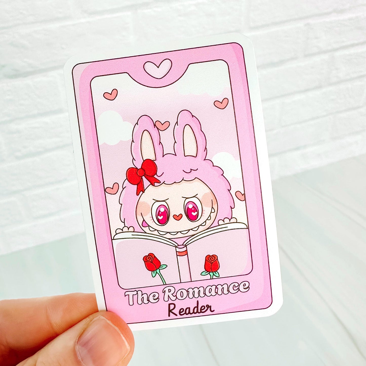 Romance Reader Monster - Bookish Vinyl Sticker DC74