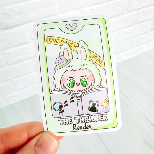Thriller Reader Monster - Bookish Vinyl Sticker DC70