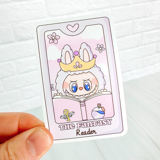 Fantasy Reader Monster - Bookish Vinyl Sticker DC72