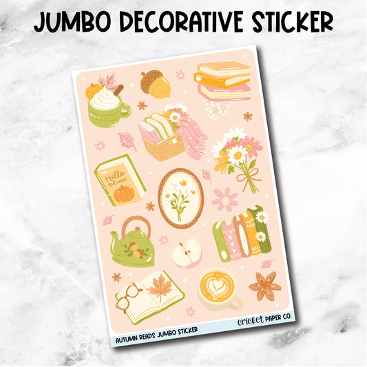 Jumbo Decorative Sticker - Autumn Reads