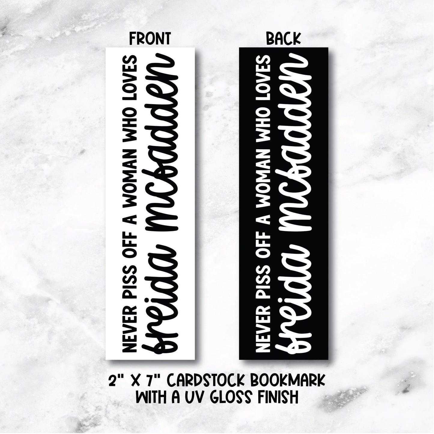 Never P.O. A Woman Who Reads Freida Bookmark - Official Merchandise of Freida McFadden