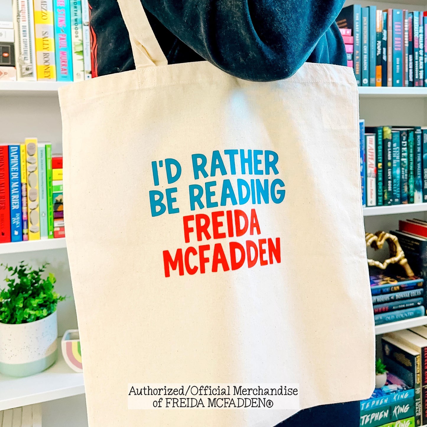 Freida Readahs Get It Canvas Tote - Official Merchandise of Freida McFadden