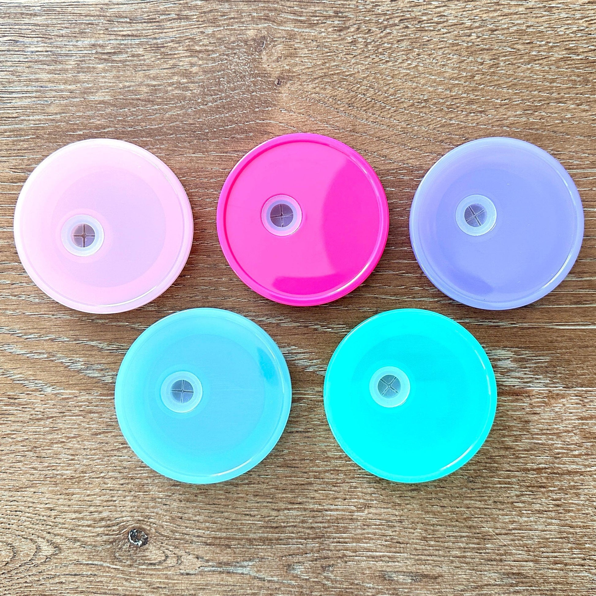 Acrylic Lid for 16oz & 20oz Glass Can Cups-Cricket Paper Co.