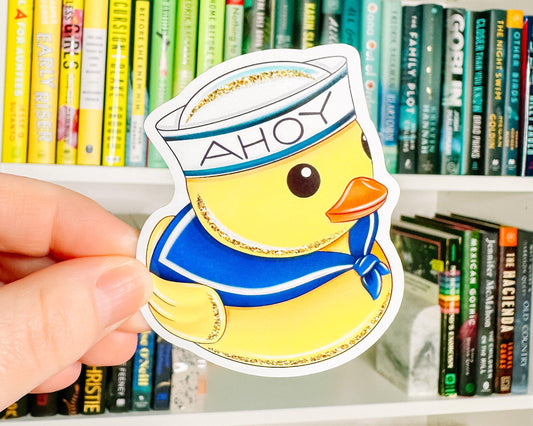 Ahoy Ducky - Vinyl Sticker-Cricket Paper Co.