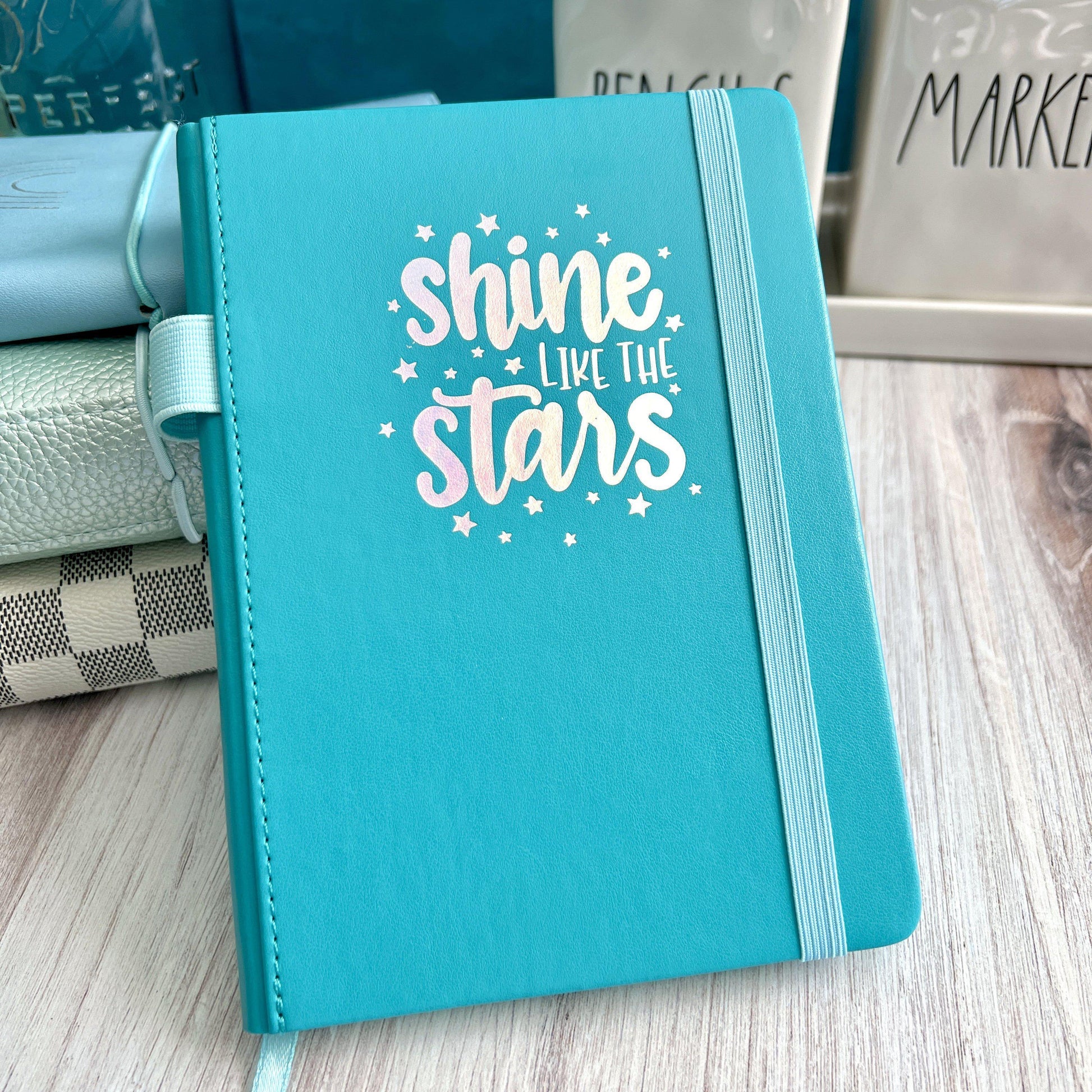 B6 Dot Grid Notebook - Shine Like The Stars-Cricket Paper Co.