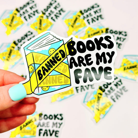 Banned Books - Bookish Vinyl Sticker-Cricket Paper Co.