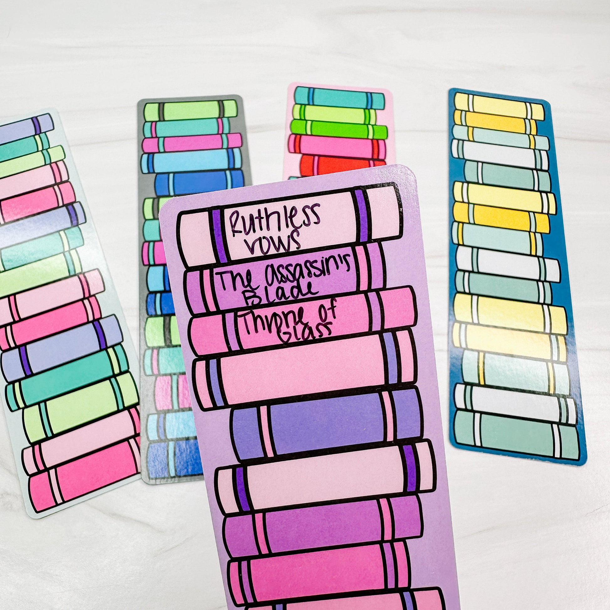 Book Title Reading Tracker Bookmark - Daisy-Cricket Paper Co.