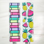 Book Title Reading Tracker Bookmark - Fruity-Cricket Paper Co.