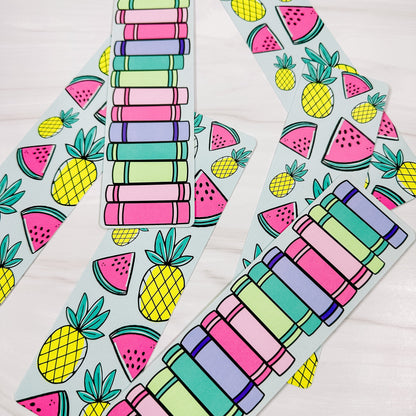 Book Title Reading Tracker Bookmark - Fruity-Cricket Paper Co.