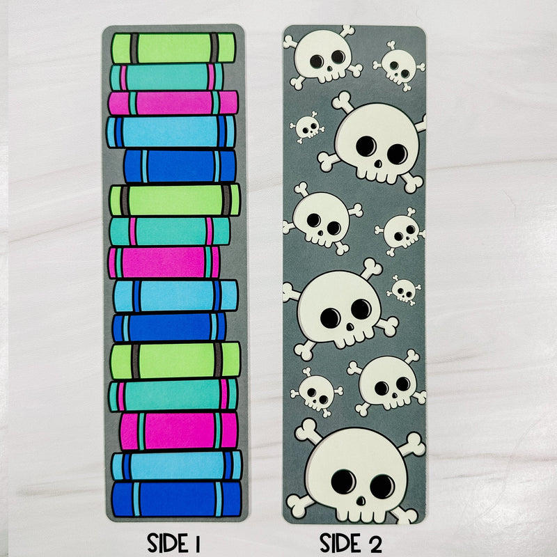 Book Title Reading Tracker Bookmark - Spooky-Cricket Paper Co.