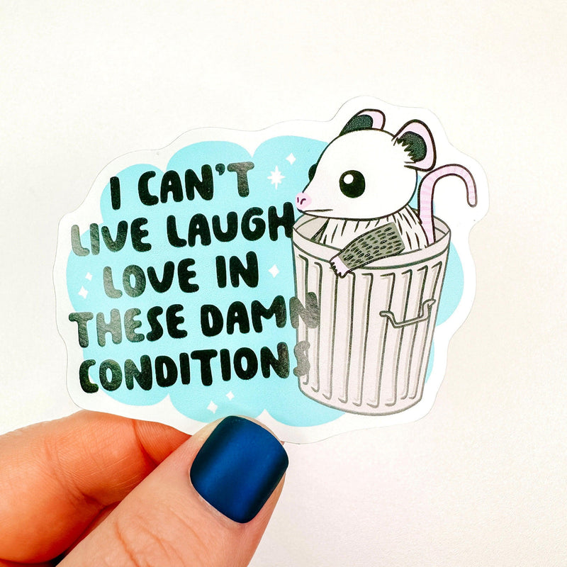 Can't Live Laugh Love - Decorative Vinyl Sticker-Cricket Paper Co.