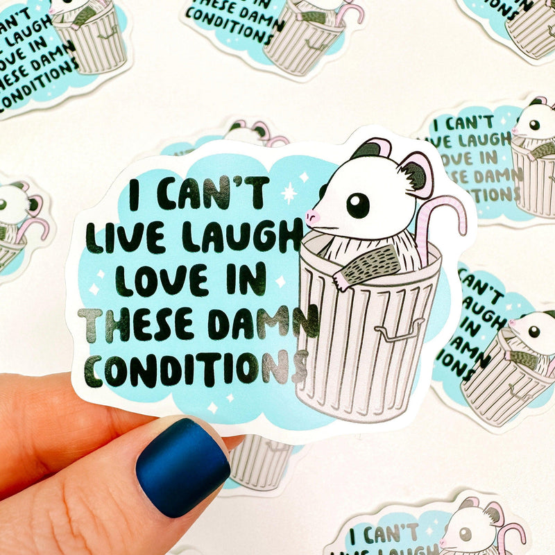 Can't Live Laugh Love - Decorative Vinyl Sticker-Cricket Paper Co.
