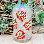 Christmas Tree Cakes - 16oz Libbey Glass Can Cup-Cricket Paper Co.