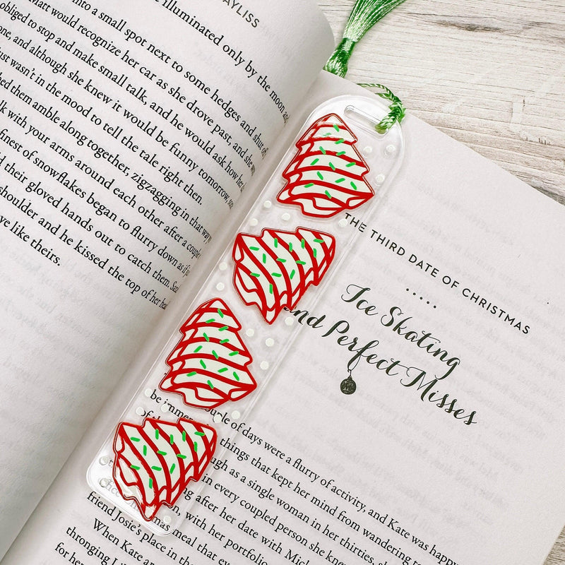 Christmas Tree Cakes Acrylic Bookmark-Cricket Paper Co.