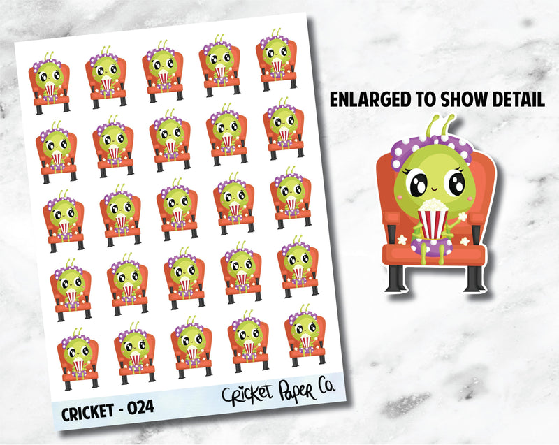 Cricket Character Movie Sticker - 024-Cricket Paper Co.