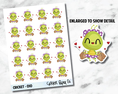 Cricket Character Shopping Sticker - 010-Cricket Paper Co.
