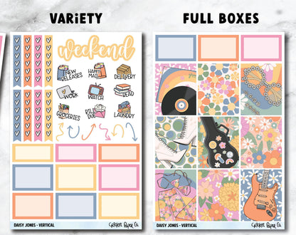 DAISY JONES Planner Stickers - Full Kit-Cricket Paper Co.