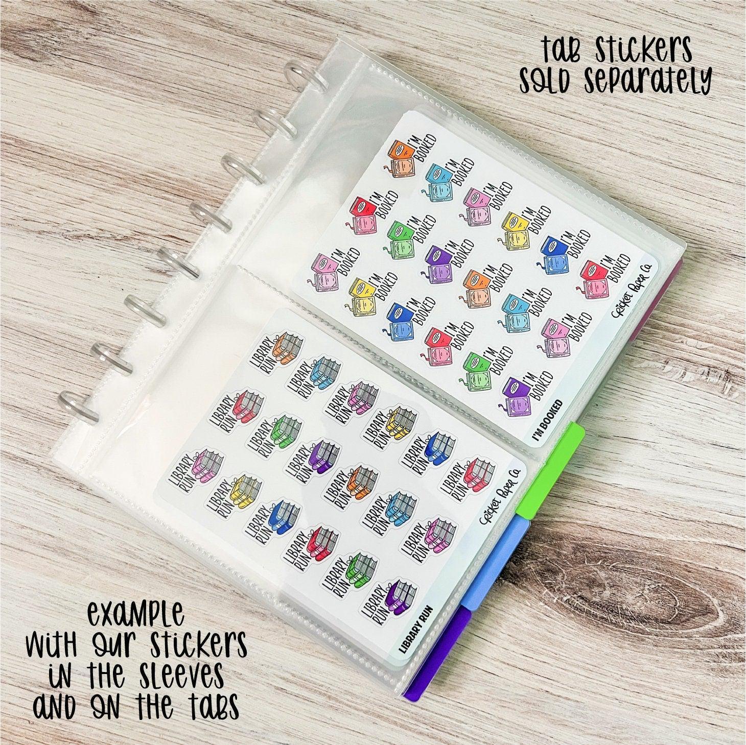 Disc Bound Sticker Storage Album - Blue and Coral Floral-Cricket Paper Co.