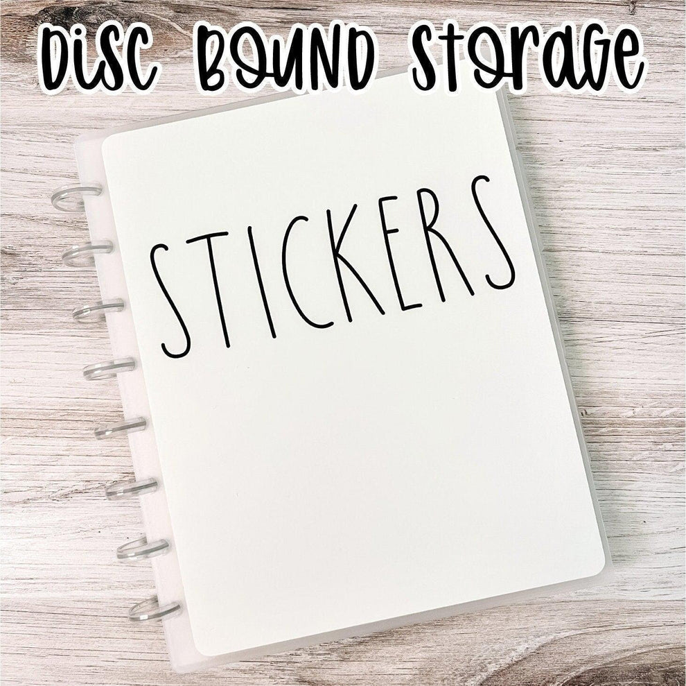 Disc Bound Sticker Storage Album - Farmhouse Stickers – Cricket Paper Co.