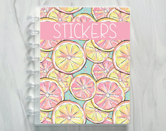 Disc Bound Sticker Storage Album - Pink Lemonade-Cricket Paper Co.